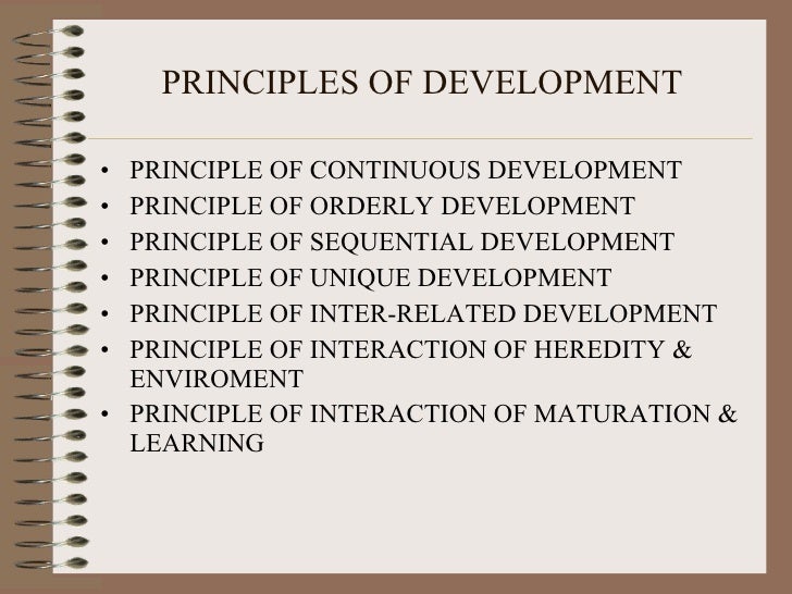 Growth n development with principles