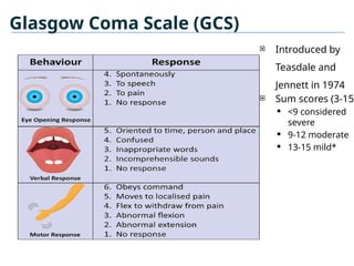trauma guideline Head Trauma head injury | PPTX