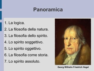 Panoramica 1. La logica.  