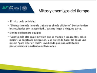 3 herramientas de la administración del tiempo | PDF