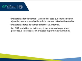 3 herramientas de la administración del tiempo | PDF