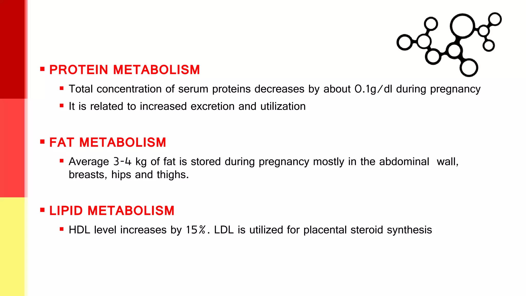 3 hormonal and metabolic changes during pregnancy | PPTX