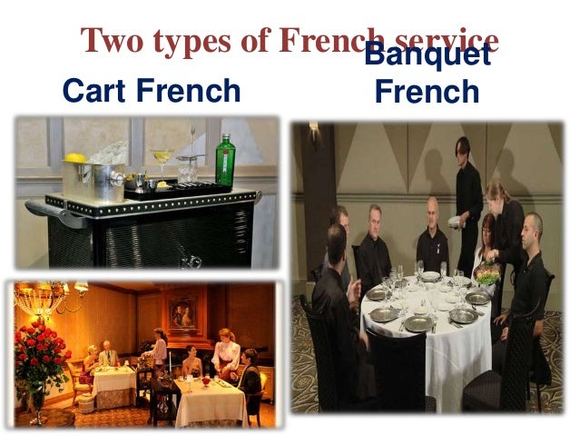 TYPES OF SERVICE IN RESTAURANT