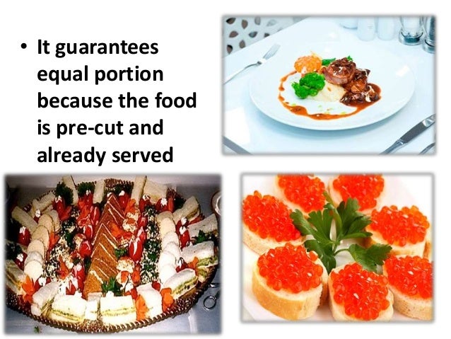 TYPES OF SERVICE IN RESTAURANT