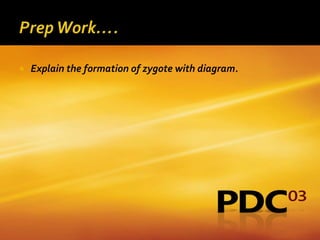    Explain the formation of zygote with diagram.
 