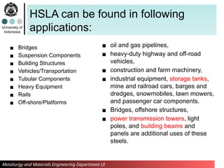 Hsla Panel High Sterngth Low Aloy and Low Alloy C Steel.pptx