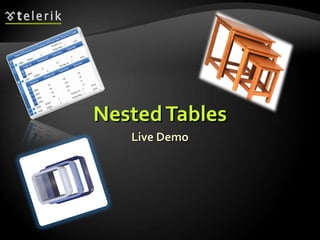 Nested Tables Live Demo 