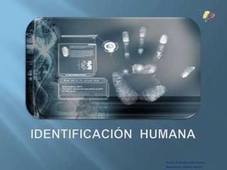 Gestión de Identificación Humana 
Realizado por: Daniela Nájera P. 
 