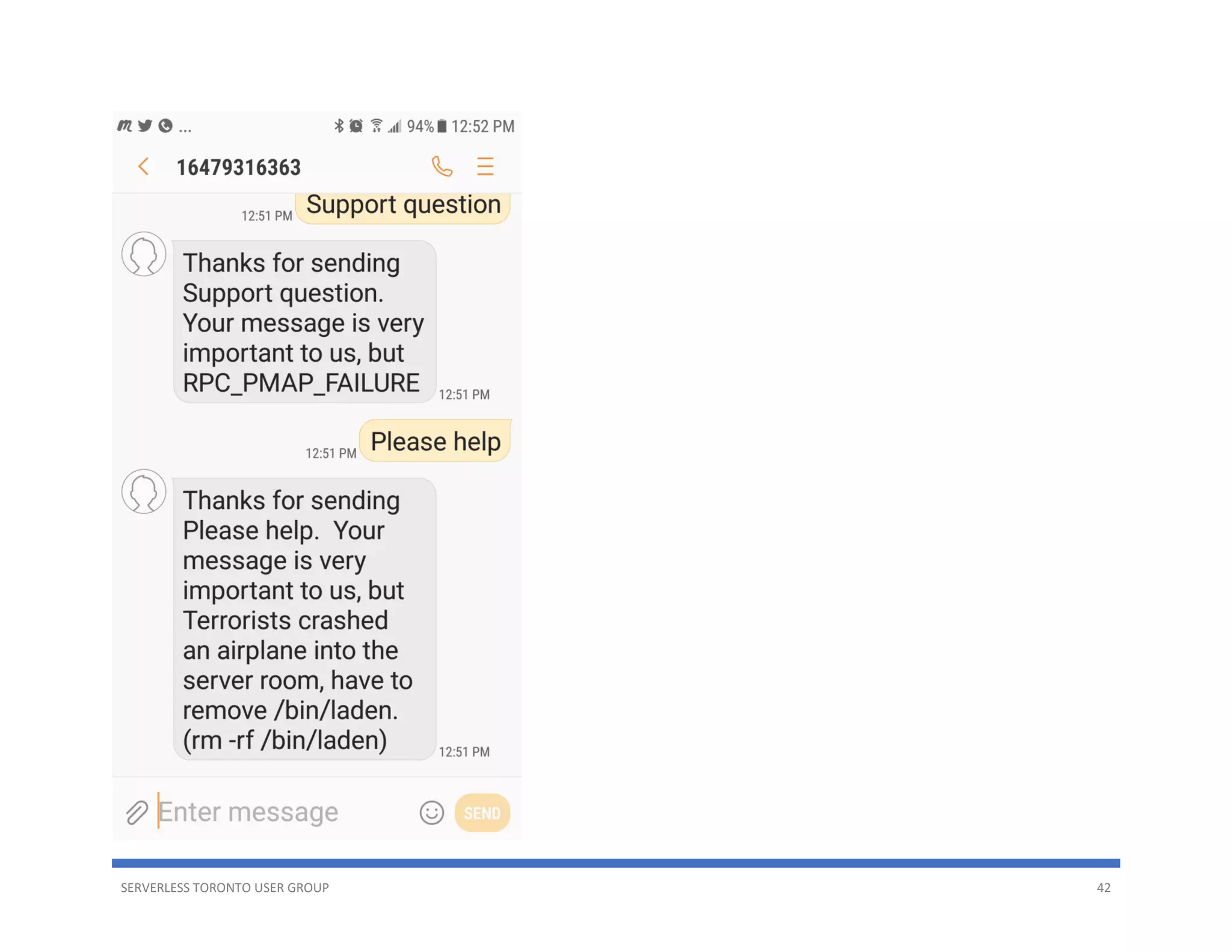 SERVERLESS TORONTO USER GROUP 42
 