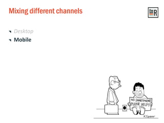 Mixing different channels
Desktop
Mobile
 