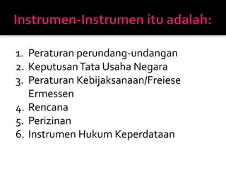 3. instrumen dasar pemerintahan | PPTX