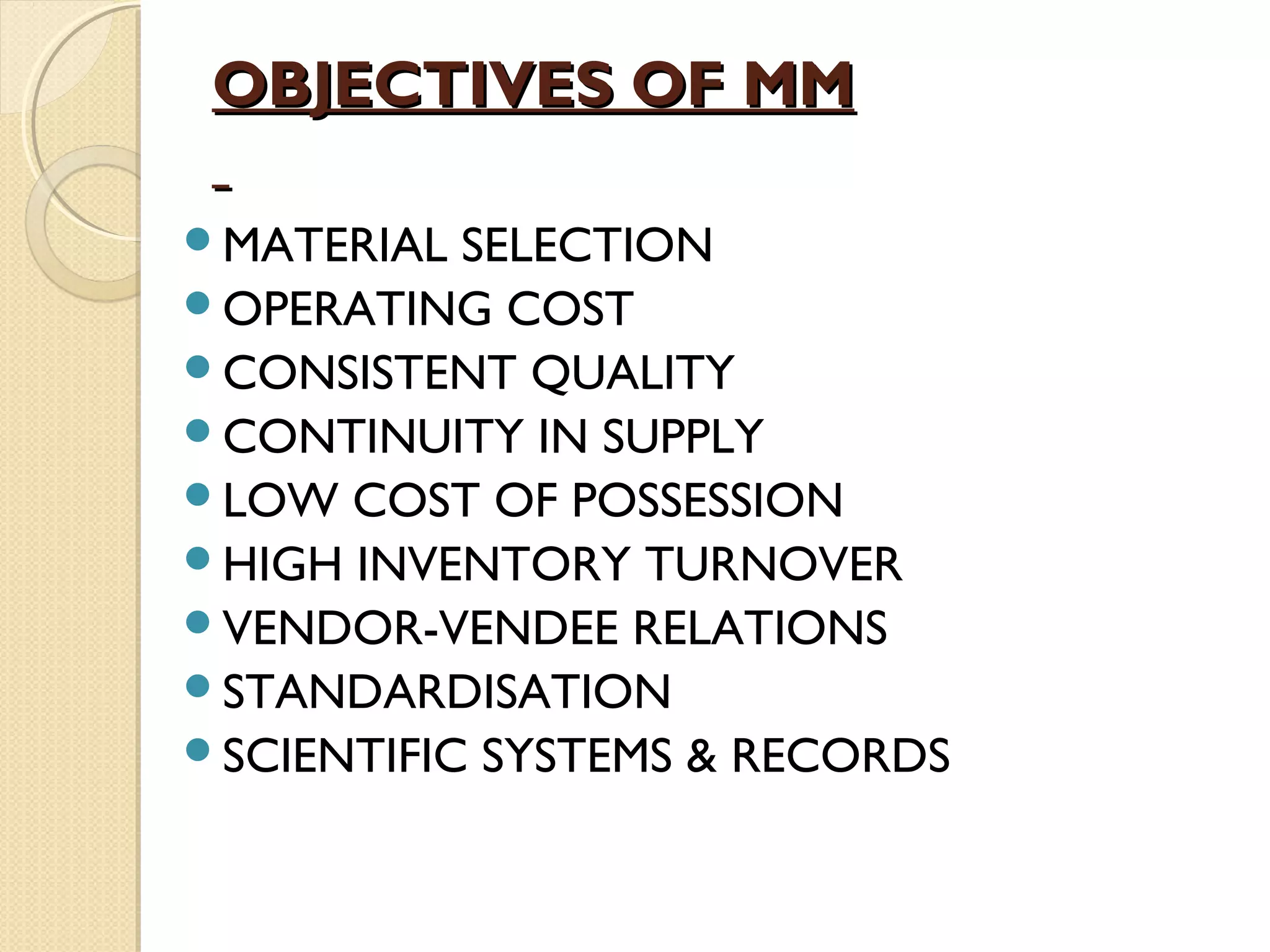 3...integrated approach to_material_management | PPT