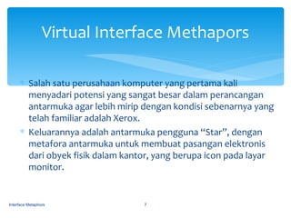 3 interface metaphors dan model konseptual-donz | PPT