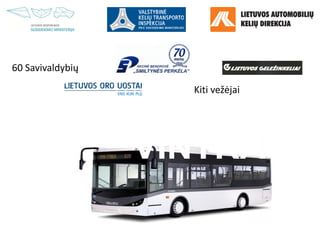 VINTRA
60 Savivaldybių
Kiti vežėjai
 