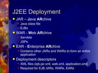 J2EE - Practical Overview | PPT