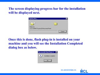 3-Java & Flash PlugIns, JRE Installation On Windows | PPT