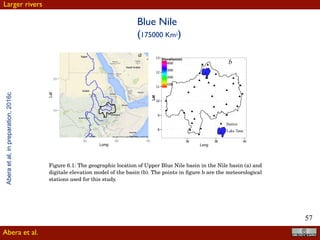 !57
Partizione tra evaporazione e deﬂusso superﬁciale
Rigon et al.
Senza arrivare a tutta questa complessità
alcuni risultati si sono già raggiunti
 