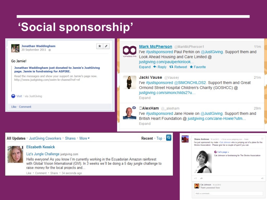 ‘Social sponsorship’