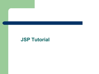 3.jsp tutorial | PPT
