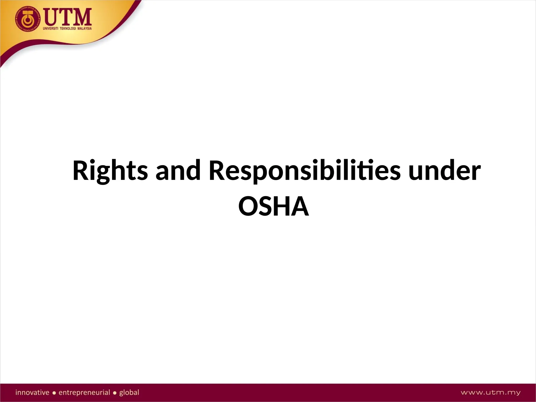 Occupational Safety and health (Amendment) Act 2022 | PPT