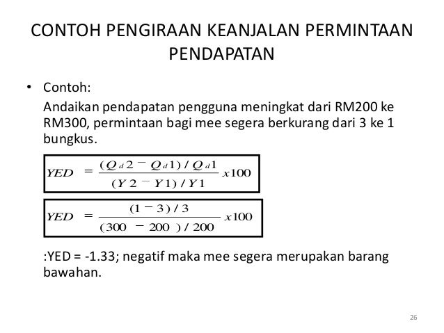 3 keanjalan permintaan dan penawaran