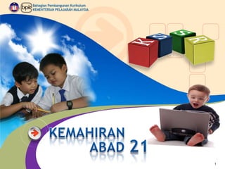 Bahagian Pembangunan Kurikulum
KEMENTERIAN PELAJARAN MALAYSIA

1

 