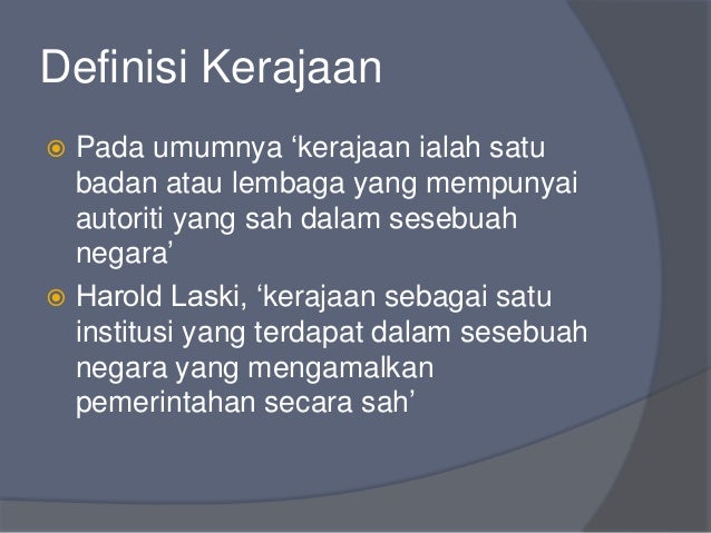 3 kerajaan & pemerintahan