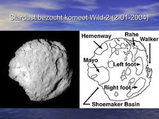 Stardust bezocht komeet Wild-2 (2-01-2004)Stardust bezocht komeet Wild-2 (2-01-2004)
 