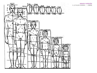 IMAGEN Y EXPRESIÓN.
3. LA FIGURA HUMANA…….. CANON.
 