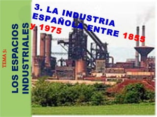 3. LA INDUSTRIA ESPAÑOLA ENTRE  1855 y 1975 