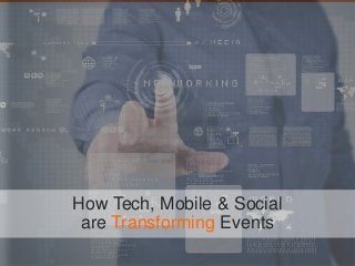 [Your Name]
[Today’s Date]How Tech, Mobile & Social
are Transforming Events
 