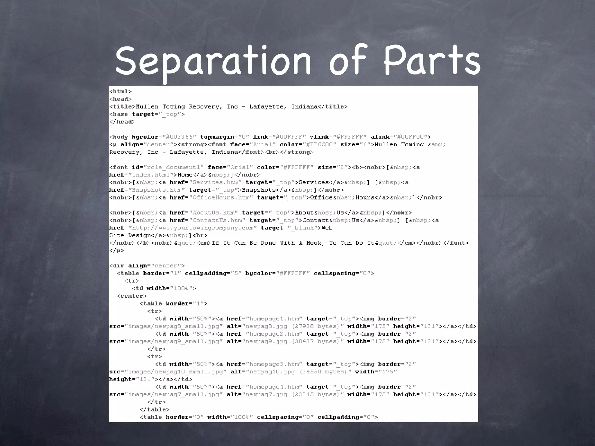 3 Layers of the Web - Part 1