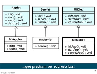 ...que precisam ser sobrescritos.
                                                               56
Monday, December 7, 2009
 