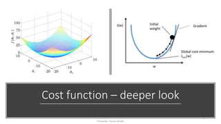 Cost function – deeper look
Presenter: Tarlan Ahadli
1
 