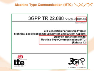 Machine-Type Communication (MTC)

Informação proprietária Wx BR

 