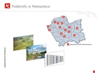 Podstrefy w Małopolsce 