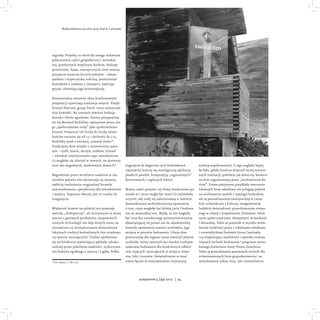 zagrody. Projekty te zwróciły uwagę ciekawym
połączeniem części gospodarczej i mieszkal-
nej, przekrytych wspólnym dachem....