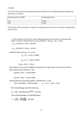 Engineering Variables materials properties | PDF