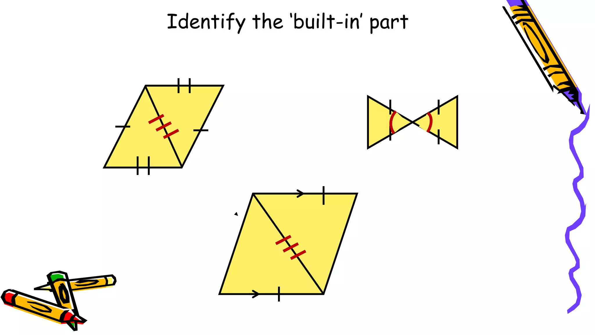 Identify the ‘built-in’ part
 