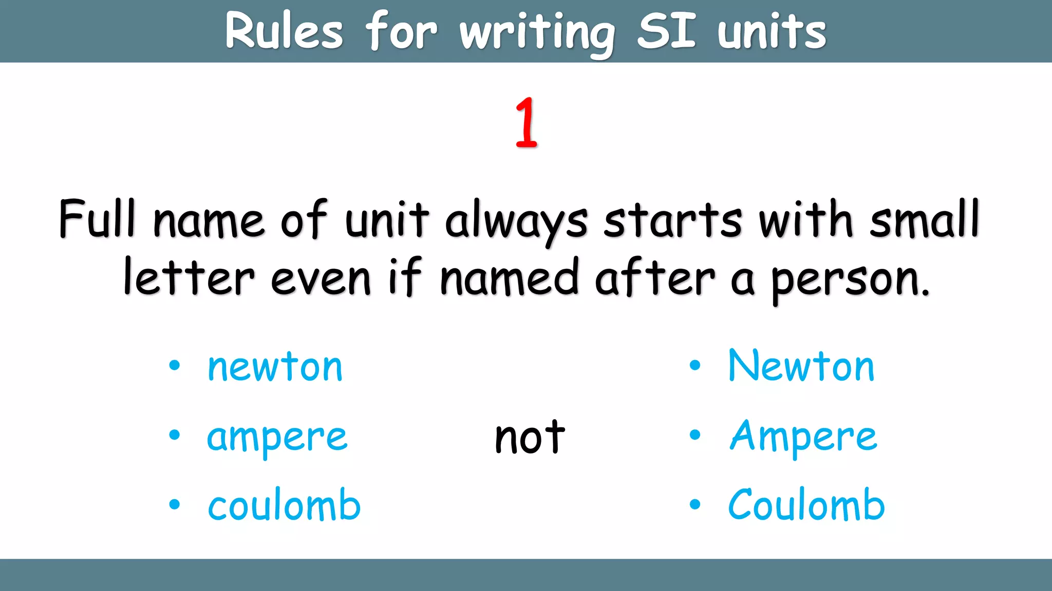 Units and Measurement PPT