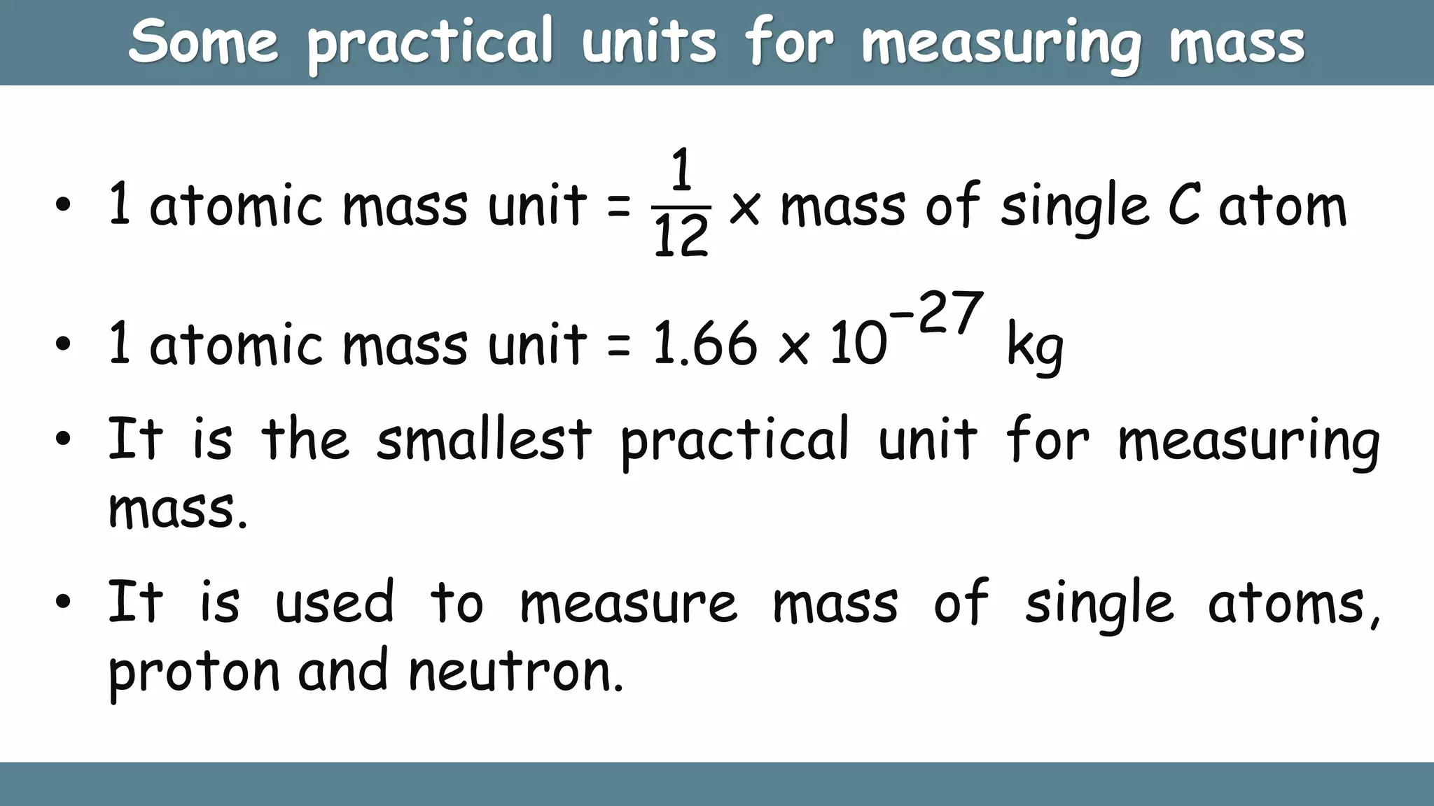 Units and Measurement | PPTX