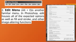 Menu Bar Computer Science 1 Advanced subject | PPTX