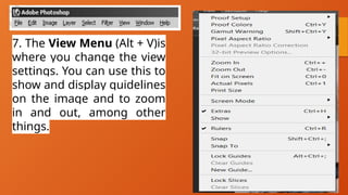 Menu Bar Computer Science 1 Advanced subject | PPTX