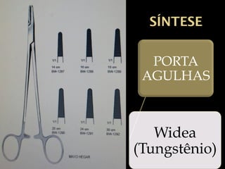 HEMOSTASIA
PINÇAS VASVULARES
ATRAUMÁTICAS
(HEMOSTASIA
TEMORÁRIA)
•SATINSKY
•BULLDOG
 