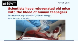 PHILADELPHIA (CBS) — Could the secret to eternal youth be found in blood transfusions from young people?
Some claim that t...