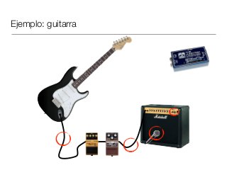 Ejemplo: guitarra
 