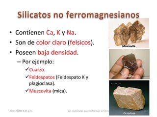 3. Los minerales
