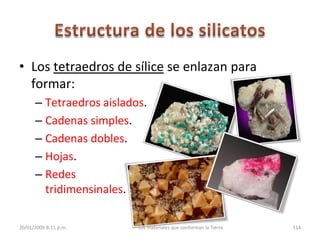 3. Los minerales
