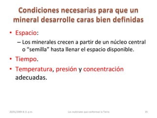 3. Los minerales