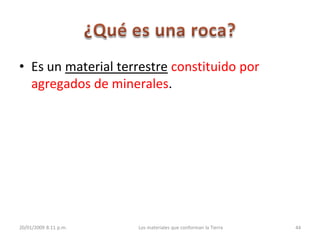 3. Los minerales